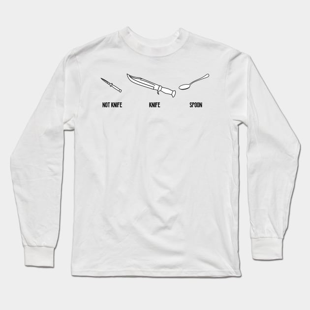 Knife Long Sleeve T-Shirt by Bertoni_Lee